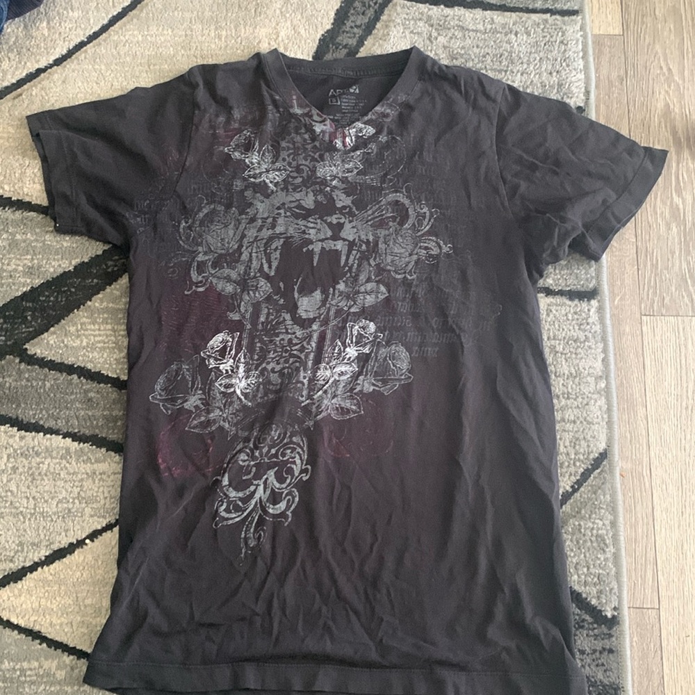 y2k grunge 2000 mallgoth black shirt
